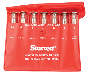 View the S555Z-7Starrett S555Z-7 Screwdriver Set